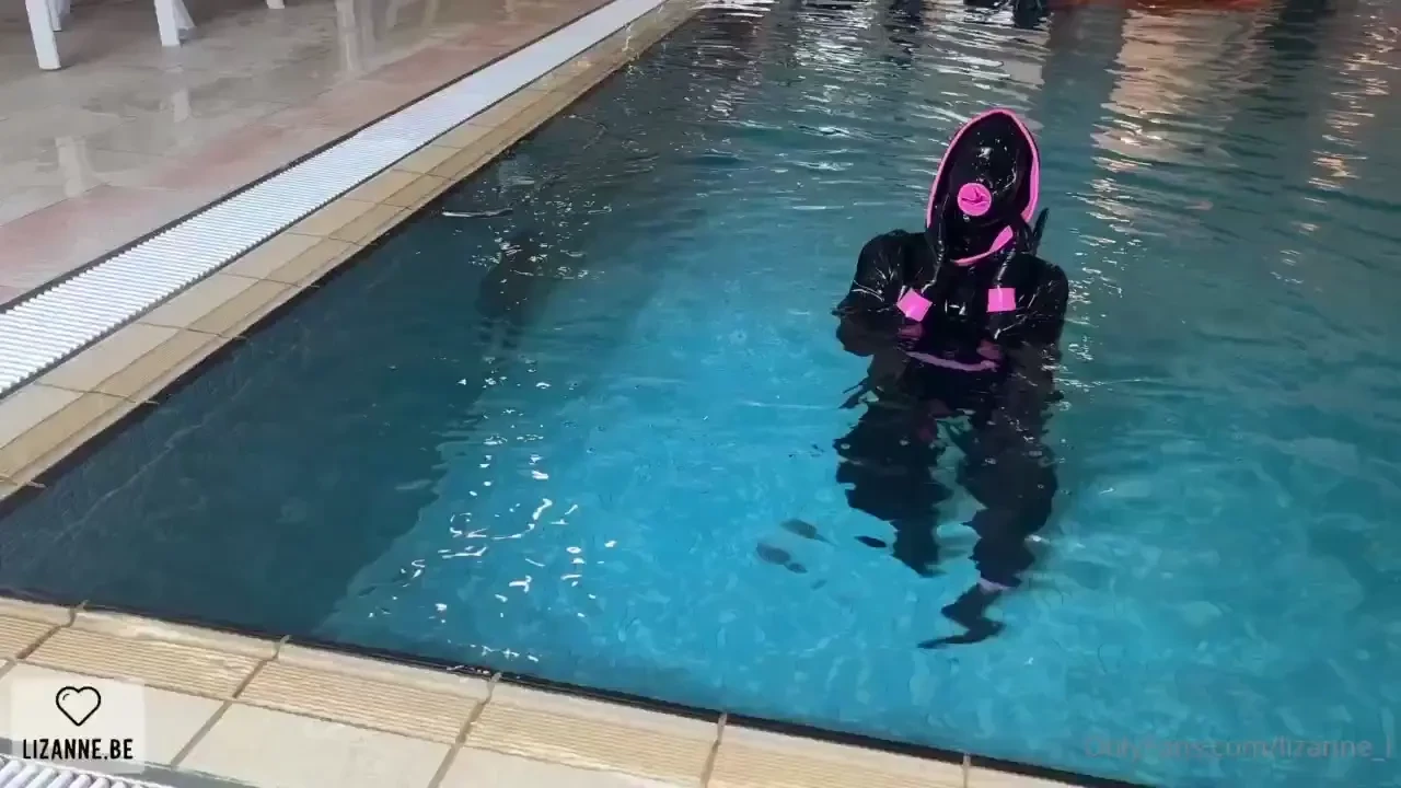 Condom mask and jumpsuit in the water i had fun i hope you have as 