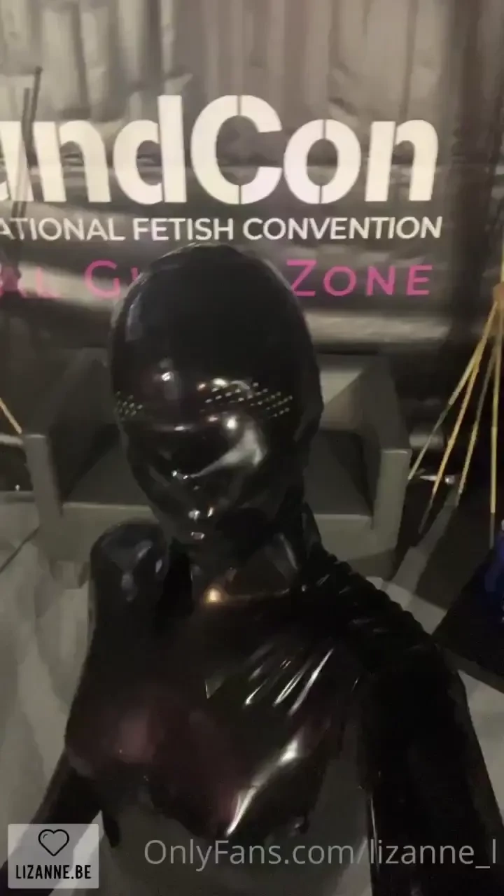 Fetish clothes at a fetish convention totally makes sense right see 
