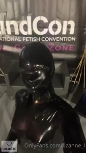 Fetish clothes at a fetish convention totally makes sense right see