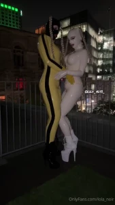 Being kinky on my balcony in montreal with mfetilicious what would you