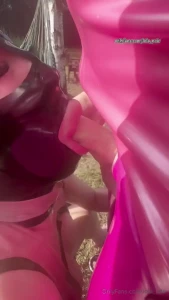 Sloppy summer time blowjob in the garden imagine me in the garden