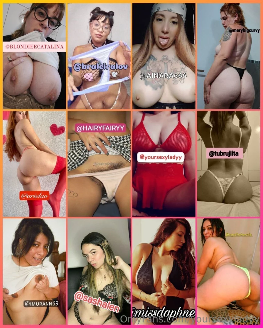 Blondieecatalina braleiralov ainara666 merybigcurvy arielao 