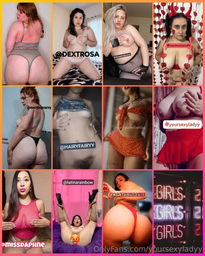 Blondieecatalina dextrosa sweetvikuxxx merlinadams69 merybigcurvy 