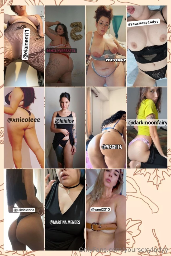 Elainem11 emilyversatil zoeyenvy yoursexyladyy xnicoleee laialov 