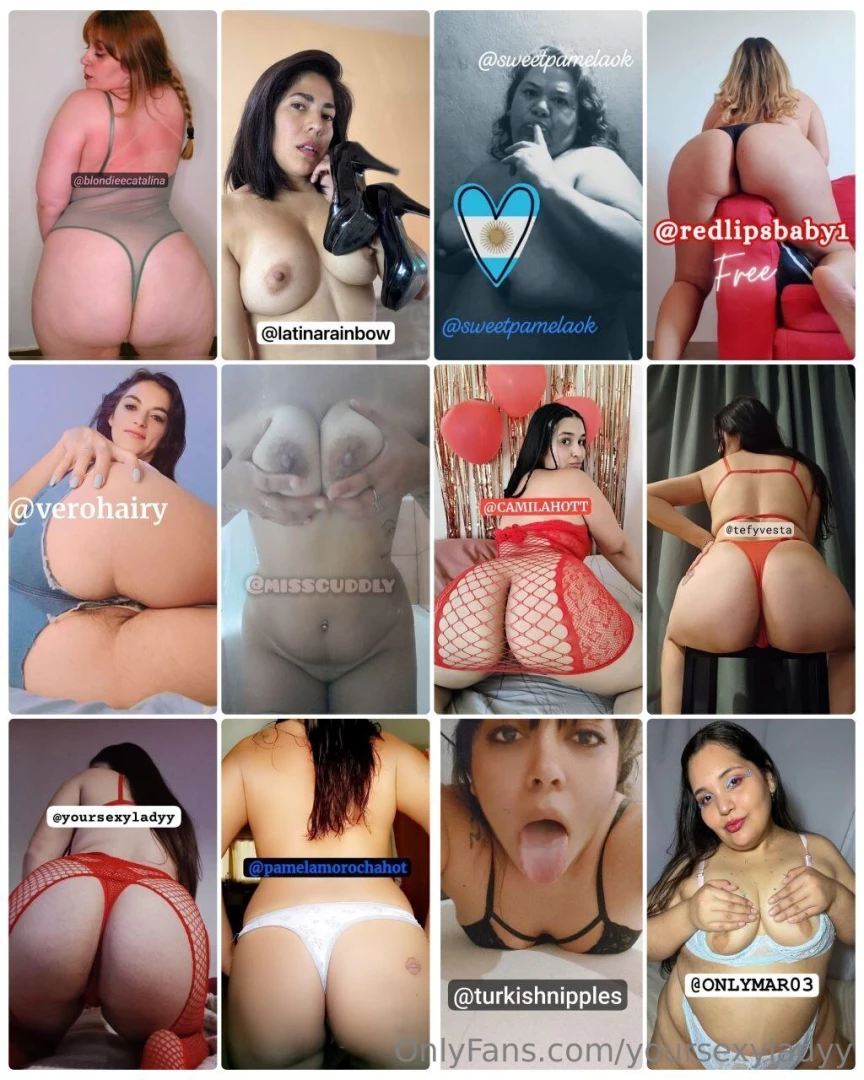 Blondieecatalina latinarainbow sweetpamelaok redlipsbaby1 verohairy 