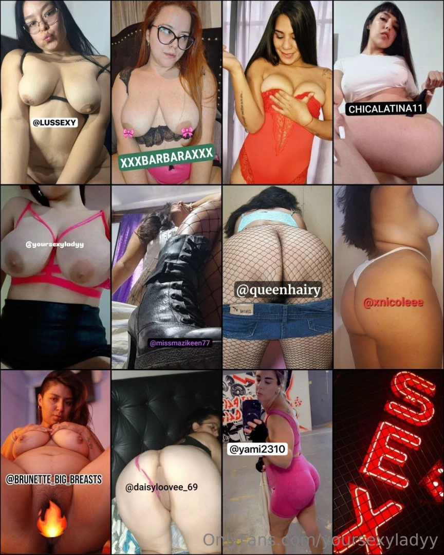 Sexy bitches 2hs lussexy xxxbarbaraxxx ana2725 chicalatina11 