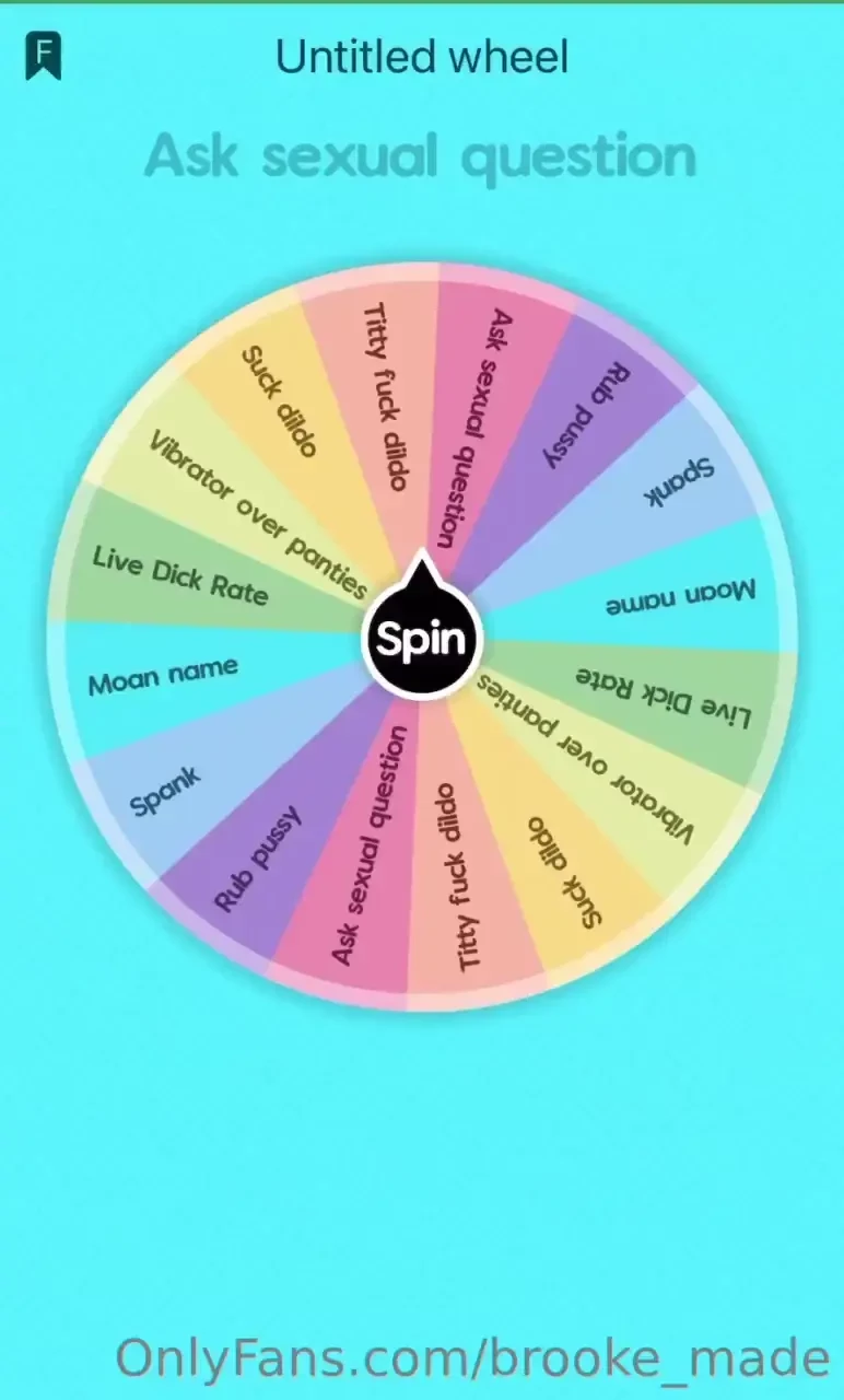 Wanna spin the wheel this could be fun 1 spin 10 3 spin 25 videos just 