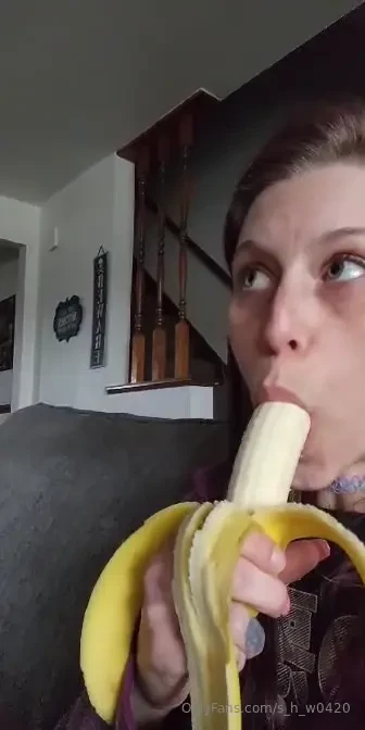 Throwback and a banana 