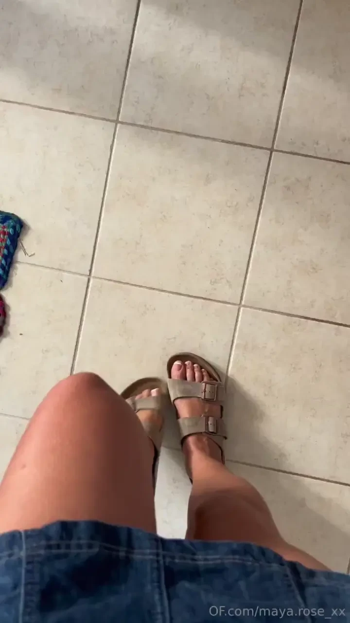 Let me take you on a walk while i m wearing my birks you ll also get 