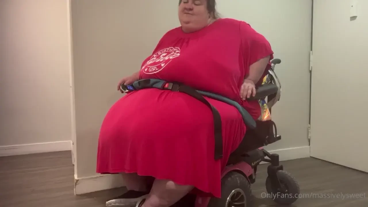 Requested video but wheelchair belly wiggles and jiggles 