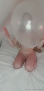 Back with the clear massive balloon do you prefer smaller tighter