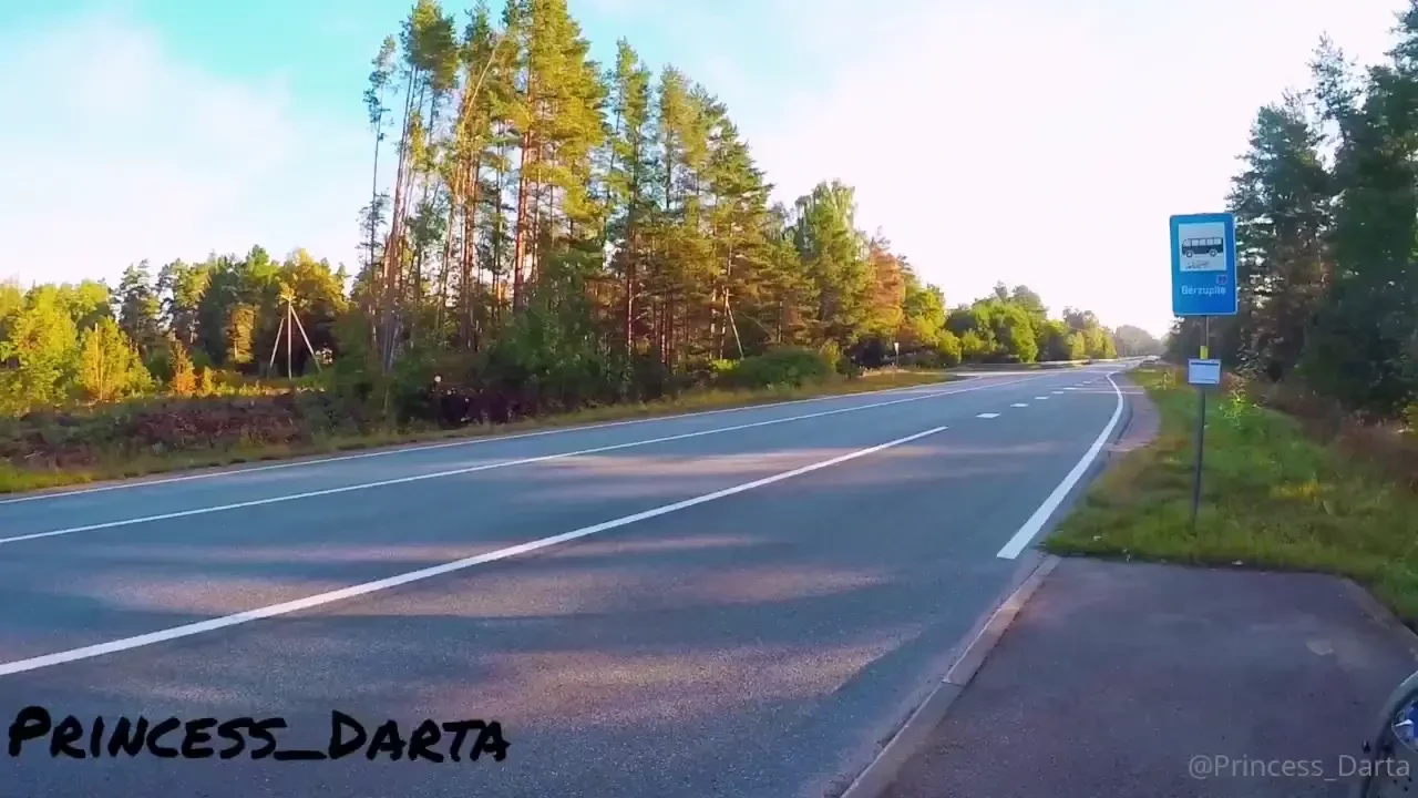 At the bus stop 