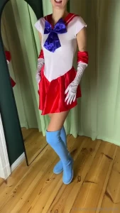 Super sexy halloween booty and soles tease i show off my sailor mars