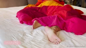 Morning joi from your girlfriend we woke up in bed together and i ask
