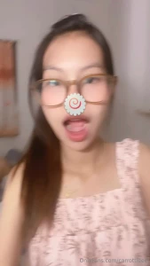 The new glasses are so cute