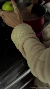 Cooking chili for ball game today