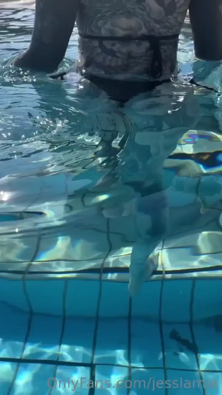 The other day at the pool 