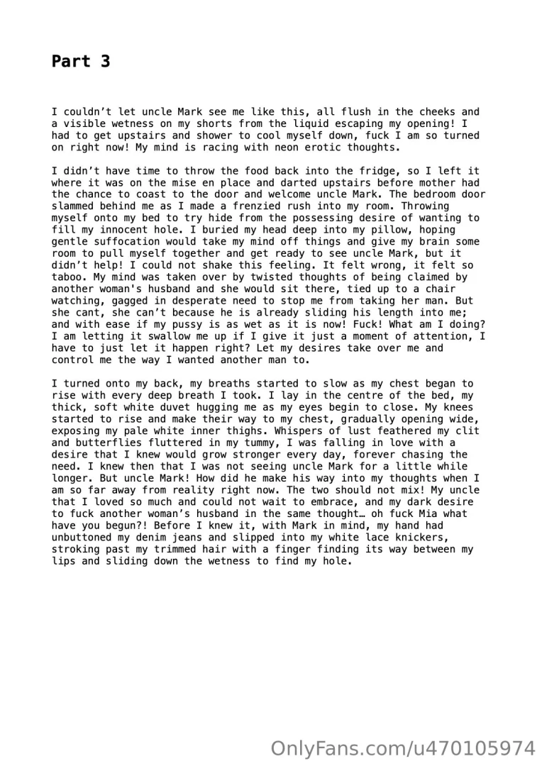 Mia is really starting to explore her darkest desires 