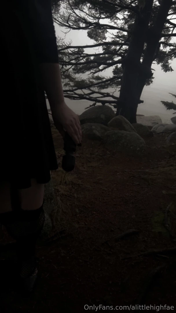 Took a little walk in the woods to um de-stress 