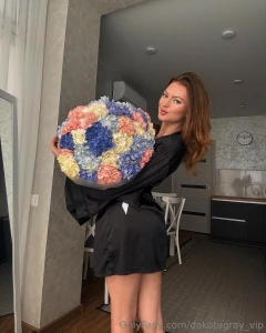 Just wanted to say - you guys are awesome sitting with flowers smiling