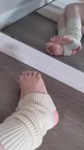 Let me drain your balls with my perfect soles i m around for vid calls