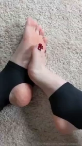 Succulent toes and soles in stirrups i m around for vid calls chat