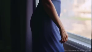 Just a couple quick shots in my new blue dress do you like it - xoxo