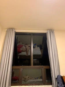 Angles and reflections at a hotel room in rio after a night out