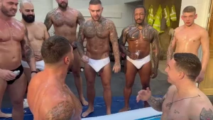 Full video coming soon hunks going absolutely at it was such a laugh