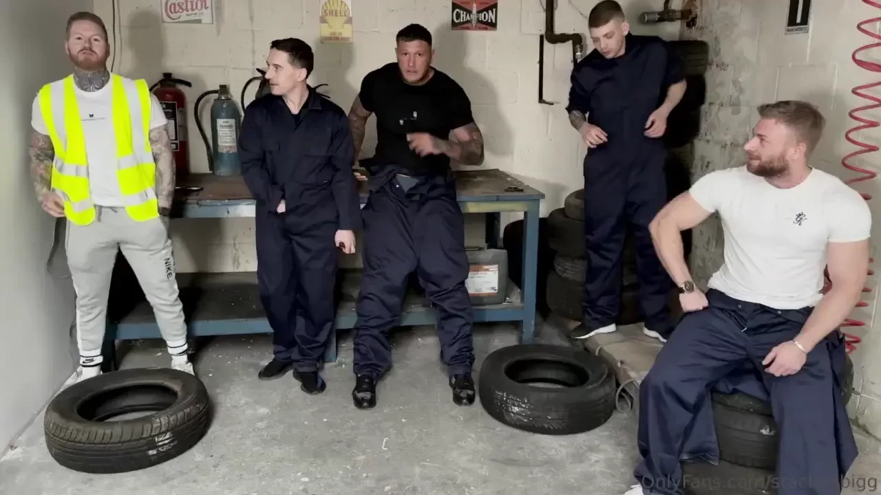 Me and the lads being filthy fuckers at work 