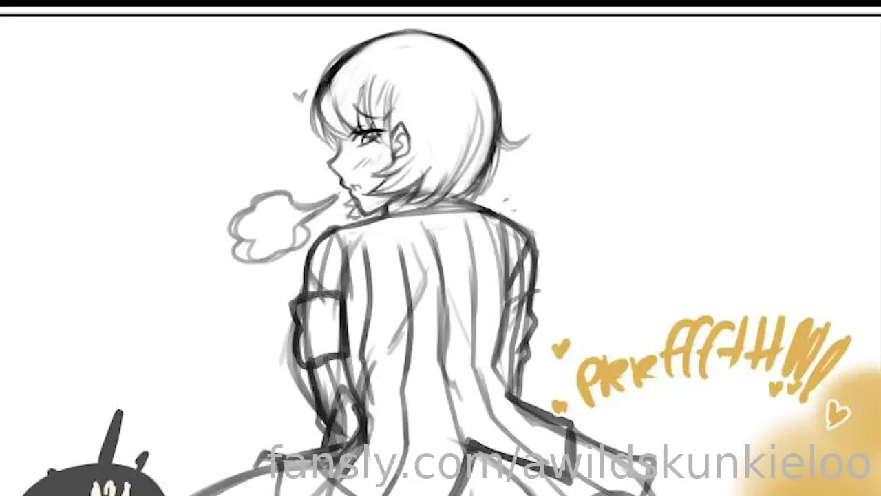 Yukari s farts on mitsuri characters from persona a comic dubbing by 