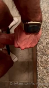 Oily cock ready to rub