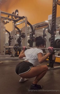 bustypetitemyra - Squats are such a humbling exercise for me i am definitely trying to 