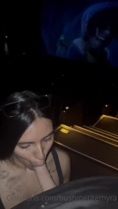 bustypetitemyra - I kinda like to go off in public movie theatre blowjob anybody lol part 2 