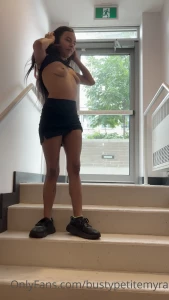 bustypetitemyra - I got caught flashing in public fuck so awkward but i still felt super 