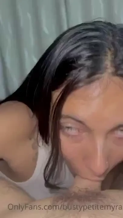 Sloppy spit blowjob lots of deepthroat action yummy 
