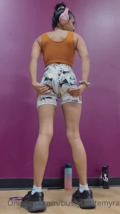 bustypetitemyra - Damn my ass is so jiggly amp my calves look so muscular 