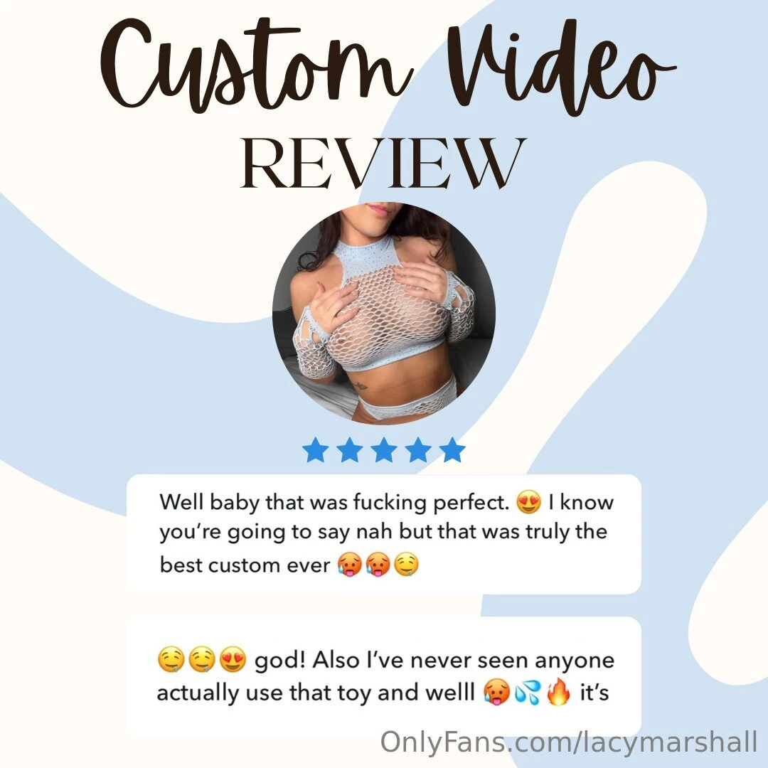 Custom video review let me make something only for your eyes 