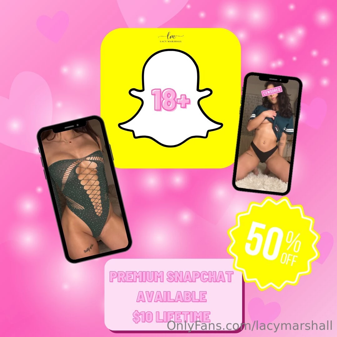 Unlock the post below to receive my snapchat premium for life - day to 