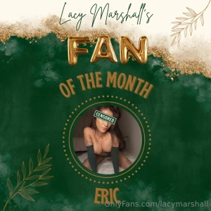 December s fan of the month is drumroll eric thank you so much for