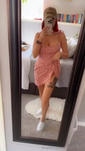 How long are lasting in public before you slide my dress up