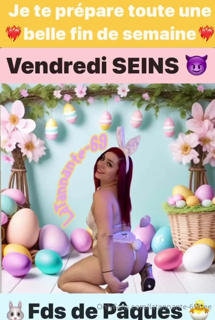 Joyeuse p ques viens me rejoindre sur ma platforme vip je t ai pr 