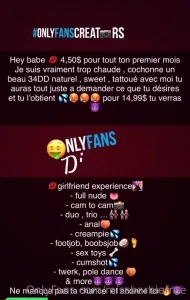 Belle promotion pour mon site vip hey babe 4 50 pour tout le mois de