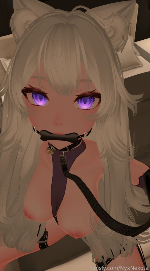 When kitty is bad you leash her gag her and make sure she takes her part 3 