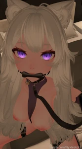 When kitty is bad you leash her gag her and make sure she takes her part 3