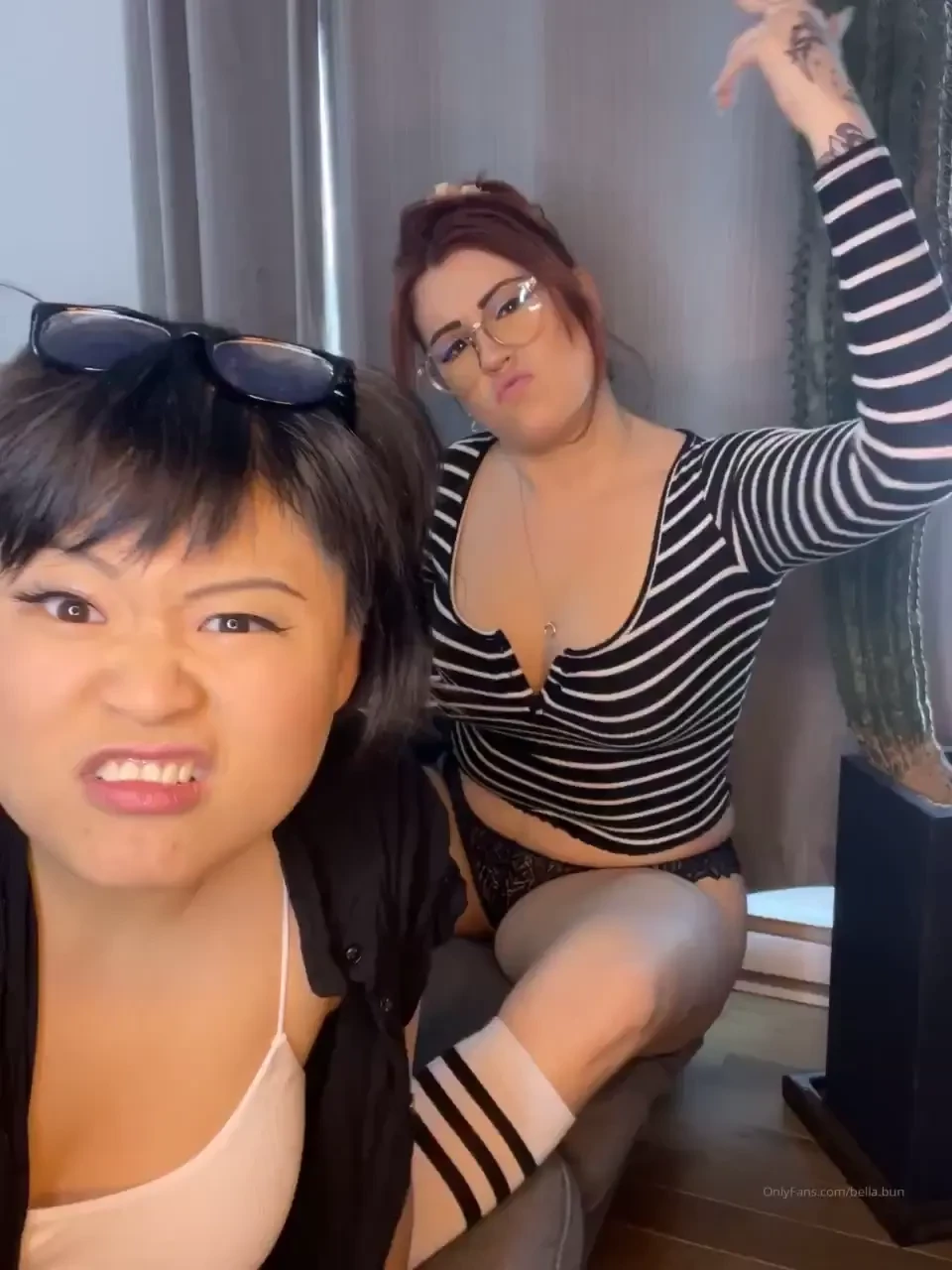 Two goddesses vibin 