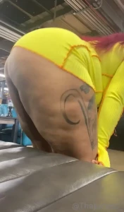 Twerking in my thong in public