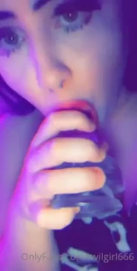 Dildo sucking