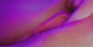 Touching myself to lesbian porn and the other video is me playing with