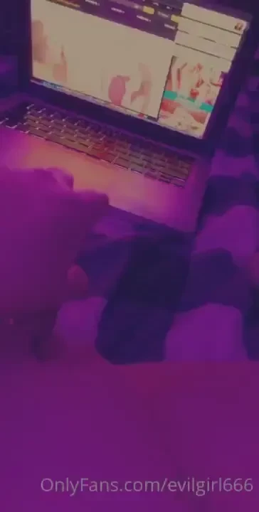 Touching myself to lesbian porn and the other video is me playing with part 1 